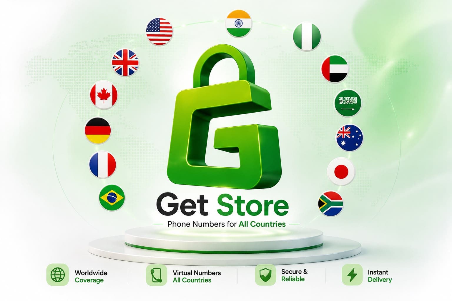 GetStore covers 120+ countries, from the USA and Nigeria to the UK, Canada, and beyond